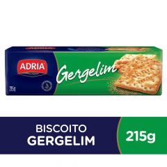 BISCOITO CRACKER COM GERGELIM ADRIA PACOTE 215G
