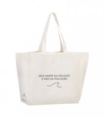 Ecobag seja parte da soluçāo em algodāo reciclado