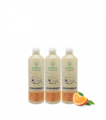 Trio lava louças laranja positiva 500ml