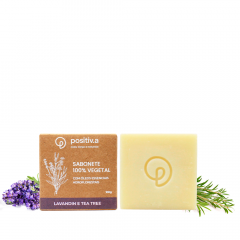 Sabonete vegetal lavandin e melaleuca 100g