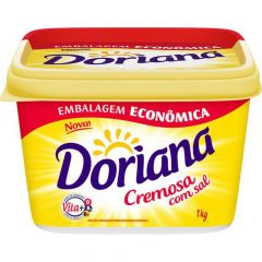 MARGARINA CREMOSA COM SAL 1KG DORIANA