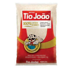 Arroz Branco Longo-fino Tipo 1 Tio João 5 Kg