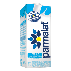 LEITE UHT SEMIDESNATADO PARMALAT CAIXA 1L