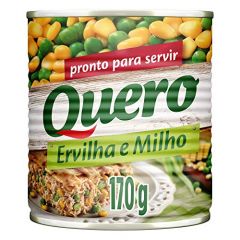 ERVILHA E MILHO VERDE EM CONSERVA QUERO LATA 200G