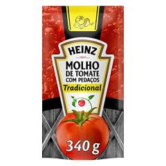 MOLHO DE TOMATE TRADICIONAL HEINZ SACHÊ 340G