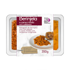 Berinjela com carne moida 350g