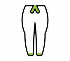 Calça abrigo esportivo