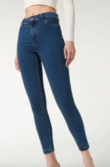 Calças Jeans Térmica - Azul