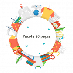 Pacote de Lavagem 20 peças