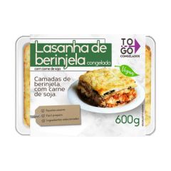 Lasanha Berinjela c carne de soja VEG 600g