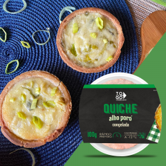 Quiche alho poró 100g 